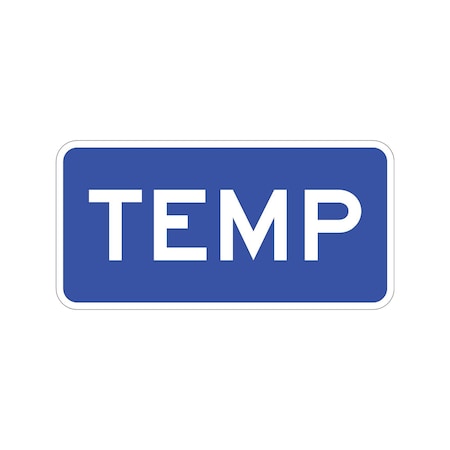 Sign Solutions Usa 12 in Height, 24 in Width, Aluminum, Horizontal Rectangle DUS08HWT2412M4-7AINT
